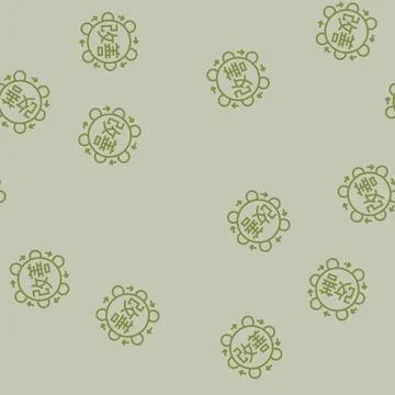 Kaizen manufacturing engineer line seamless pattern 스톡 일러스트