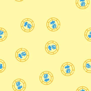 Kaizen manufacturing engineer vector seamless pattern Illustrazione stock