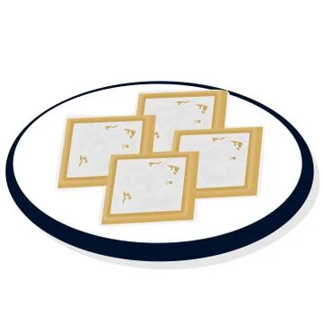 Kaju katli indian Sweets Vector Stock Illustration