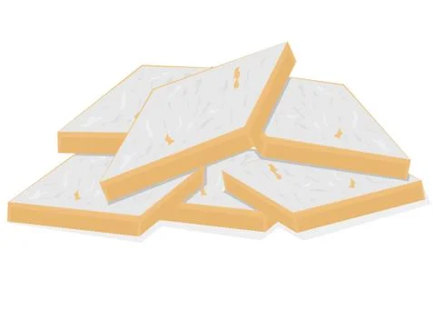 Kaju katli indian Sweets Vector Stock Illustration