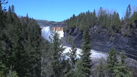 Kakabeka Falls Around the Bend Stock Footage 241521602