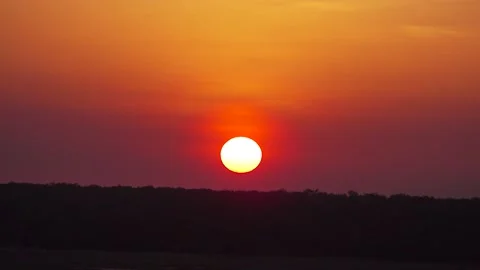 Kakadu Sunset Time Lapse Stock Footage 131203656