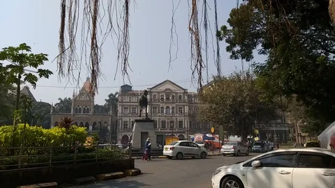 Kala Ghoda, Mumbai Stock Footage 101473757