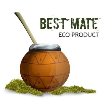 Kalabas with a mate Stock Illustration