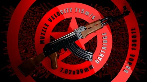 Kalash AK47 (HD) Stock-Footage 10798884