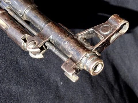 Kalashnikov AK-47 Rifle Muzzle Stock Photos