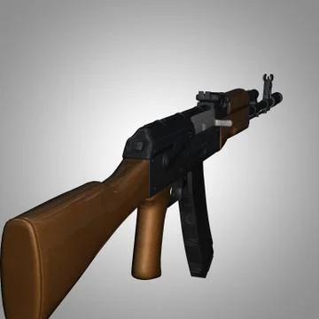 Kalashnikov AK-74 Stock Illustration