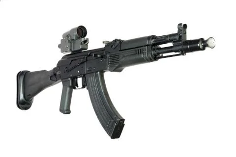 Kalashnikov machine gun Stock Photos