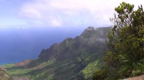 Kalaulau Valley Stock Footage 6524965