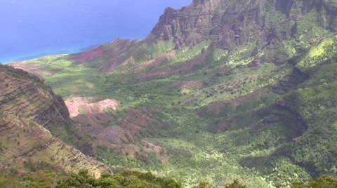 Kalaulau Valley Stock Footage 6525375