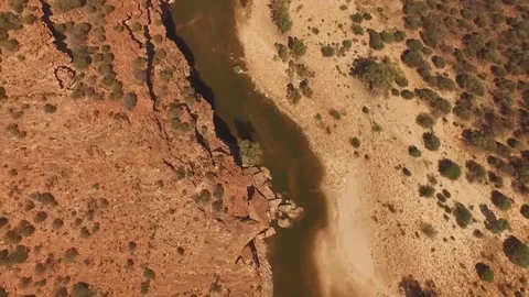 Kalbarri Aerial Scenery Stock Footage