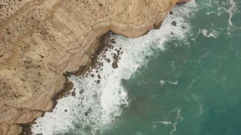 Kalbarri Coastal Cliffs 스톡 동영상 77522293