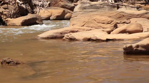 Kalbarri, Murchison River Stock Footage 8766536