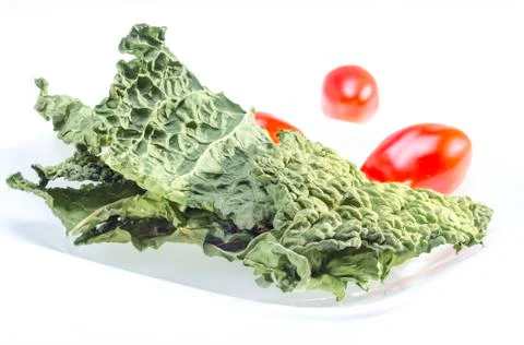 Kale chips. Stock Photos