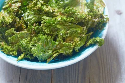 Kale chips Stock Photos