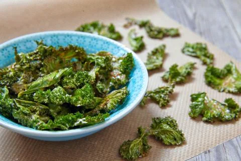 Kale chips Stock Photos