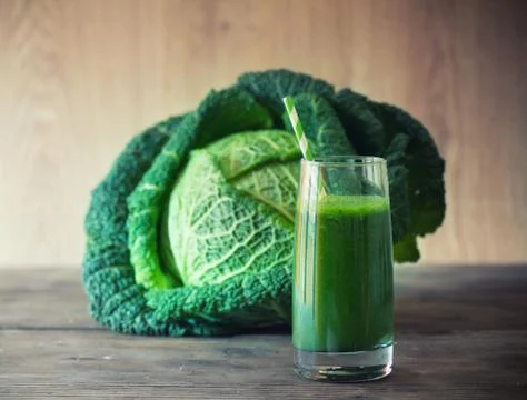 Kale smoothie Stock Photos
