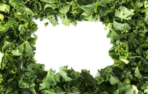 Kale Veggie Frame Stock Photos