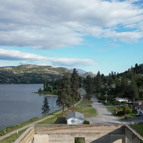 Kaleden Hotel Park Stock Footage 205921093