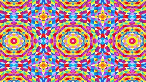 Kaleida abstract background 4K sequence patterns Stock-Footage 99102473