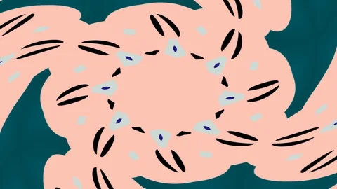 Kaleida abstract background 4K sequence patterns Stock-Footage 99144097
