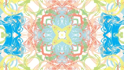 Kaleida abstract background 4K sequence patterns Stock-Footage 99361058