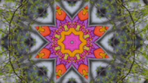Kaleida abstract background 4K sequence patterns Stock-Footage 99507589