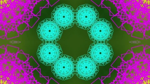 Kaleida Abstract Pattern Stock Footage 73537365