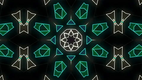 Kaleida Abstract VJ Visual Stock Footage 103667169