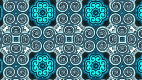 Kaleida Abstract VJ Visual 스톡 동영상 103673869