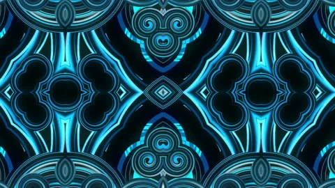 Kaleida Abstract VJ Visual 스톡 동영상 103678247