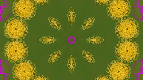 Kaleida Color Abstract Pattern Video stock 73580344