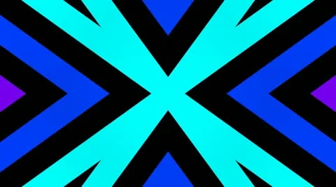 Kaleida flowers Stock Footage 12688404