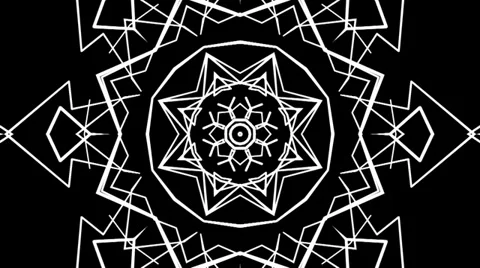 Kaleida line matte Stock Footage 32454709