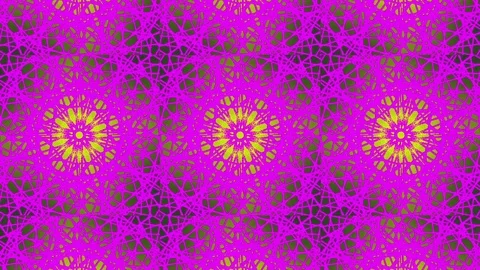 Kaleida Moving Flowers. Background. Stock Footage 73026913