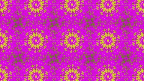 Kaleida Moving Flowers Stock Footage 73008798