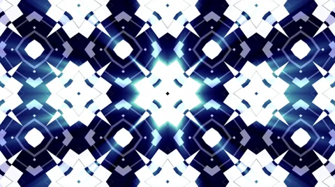 Kaleido Grid Light Blue loop Stock Footage 32678629