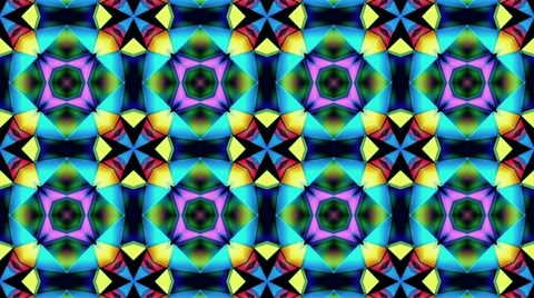 KaleidoColorsStepBIGLoop30Sec - 1 Video stock 10587157