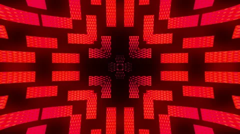 KaleidoManiaV2 Red Stock Footage 33700711