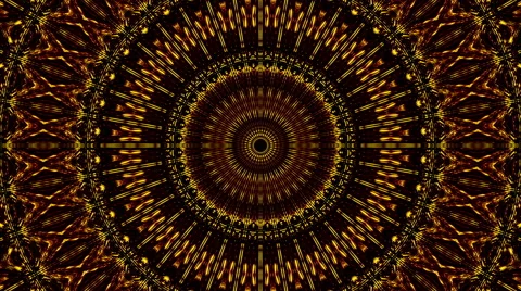 Kaleidoscop, abstract loop motion background, circle Stock Footage 43009286