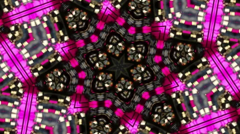 Kaleidoscope 4K animation Stock Footage 50282911