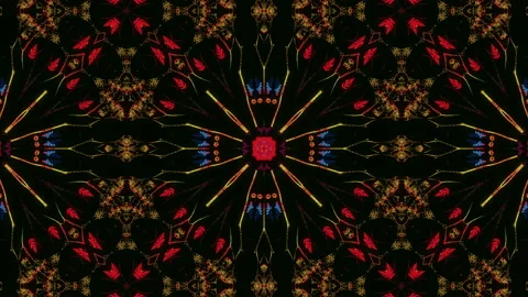 Kaleidoscope 4K, Ethnic background,  Loop Video stock 104103215