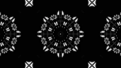 Kaleidoscope 4K, Ethnic background,  Loop Stock Footage 104103218