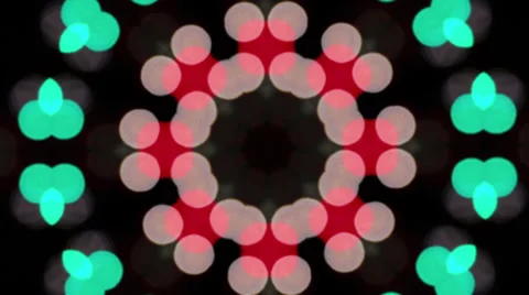 Kaleidoscope Abstract Animated Background Video stock 30790764