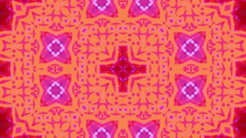Kaleidoscope abstract background Stock Footage 200960517