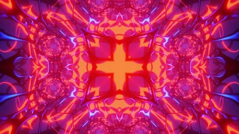 Kaleidoscope abstract background Stock Footage 200960597