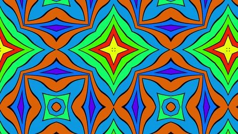 Kaleidoscope abstract mandala effect background. Abstract pattern mandala b.. Stock Illustration