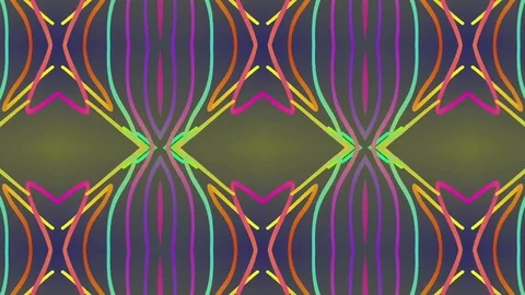Kaleidoscope Abstract Motion Background Video stock 73545595