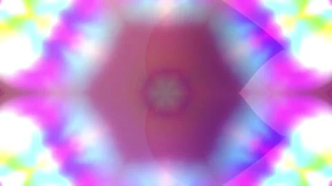 Kaleidoscope abstract pattern with pink and blue hues mesmerizing featuring Stock-Footage 335918731