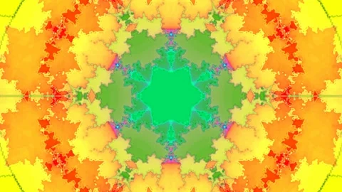 Kaleidoscope Abstract Pattern - Vibrant and Symmetrical Video stock 331991035
